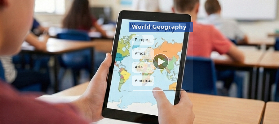 Education devices in a classroom